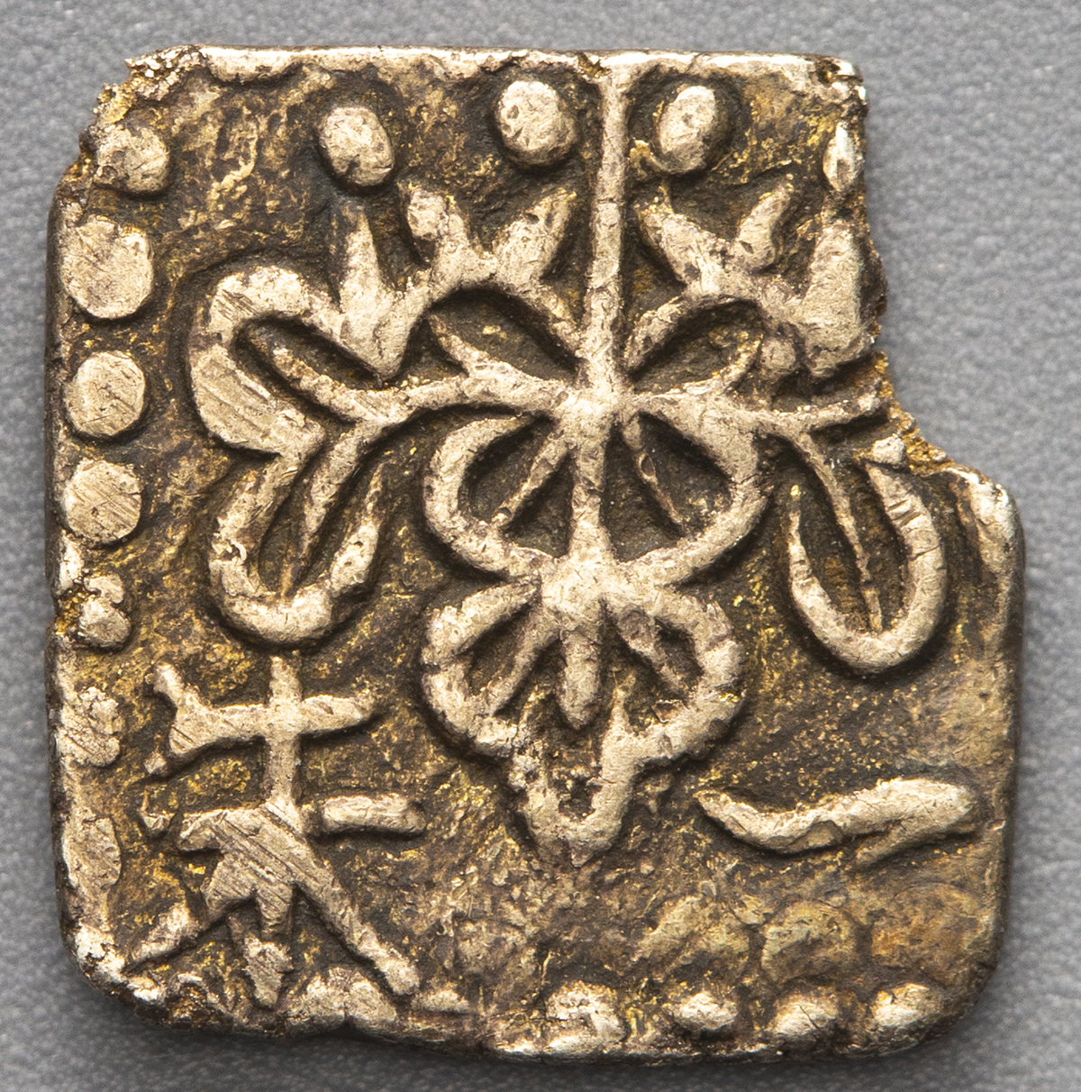 文政角一朱判金｜硬貨
