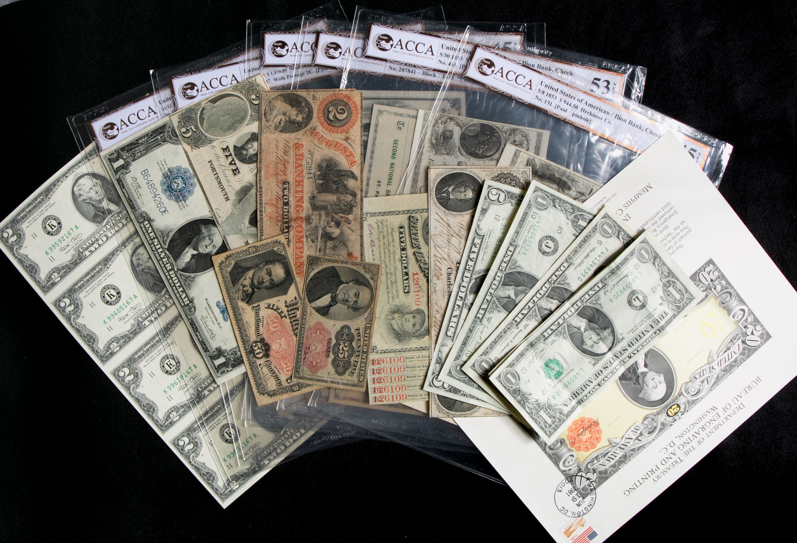 钱币博物馆| USA アメリカ合衆国Lot of American Paper Money アメリカ