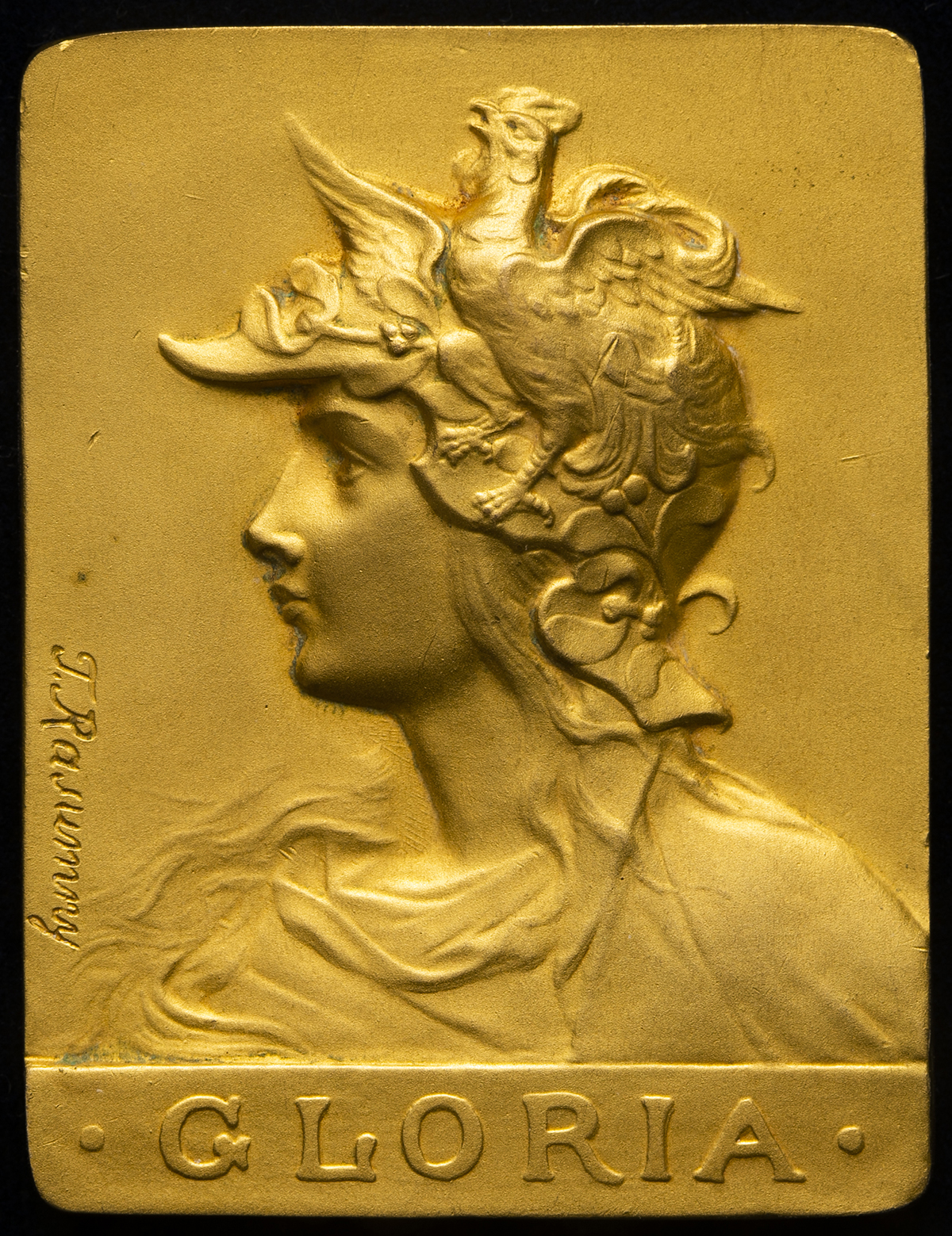 钱币博物馆| FRANCE 3rd Rep 第三共和政（1870~1940） Gilt AE Medal