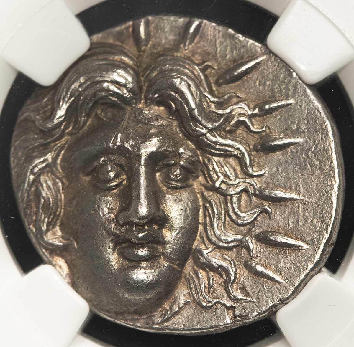 钱币博物馆 Caria Rhodes カリア ロードス島ar Tetradrachm C Late 3rd Early 2nd Century Bc 紀元前3世紀末 2世紀初 Ef