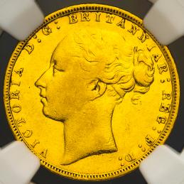 GREAT BRITAIN Victoria ヴィクトリア（1837~1901） Sovereign 1874 NGC-XF45