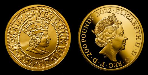 GREAT BRITAIN Elizabeth II エリザベス2世（1952~2022） 200Pounds in Gold 2022  保証書・オリジナルケース付 with cert and original case 