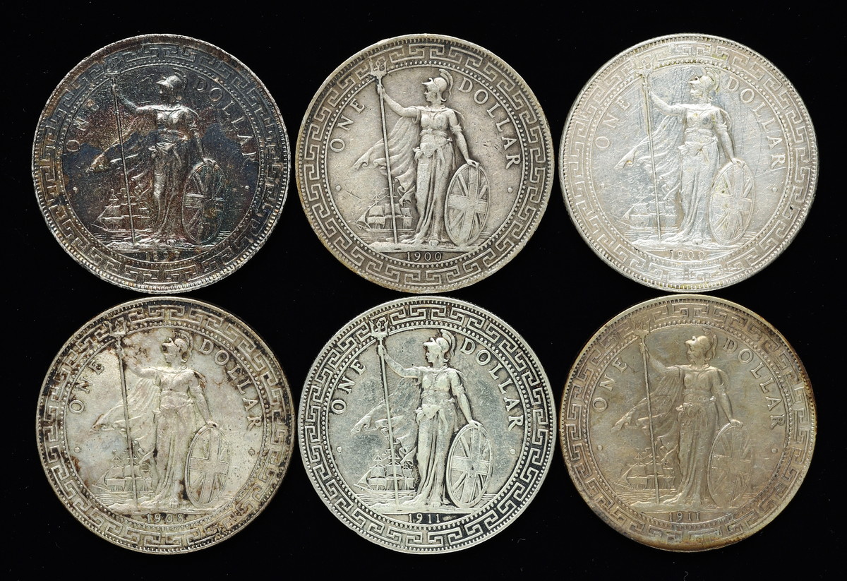 钱币博物馆| イギリス貿易銀British Trade Dollar 壹圓1899 1900 1908