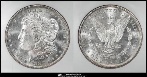 USA アメリカ合衆国 Dollar 1880S  NGC-MS66