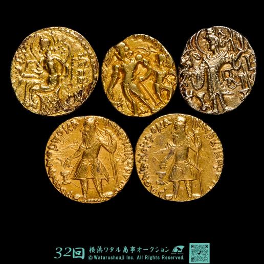 古代ローマ　金貨5枚  